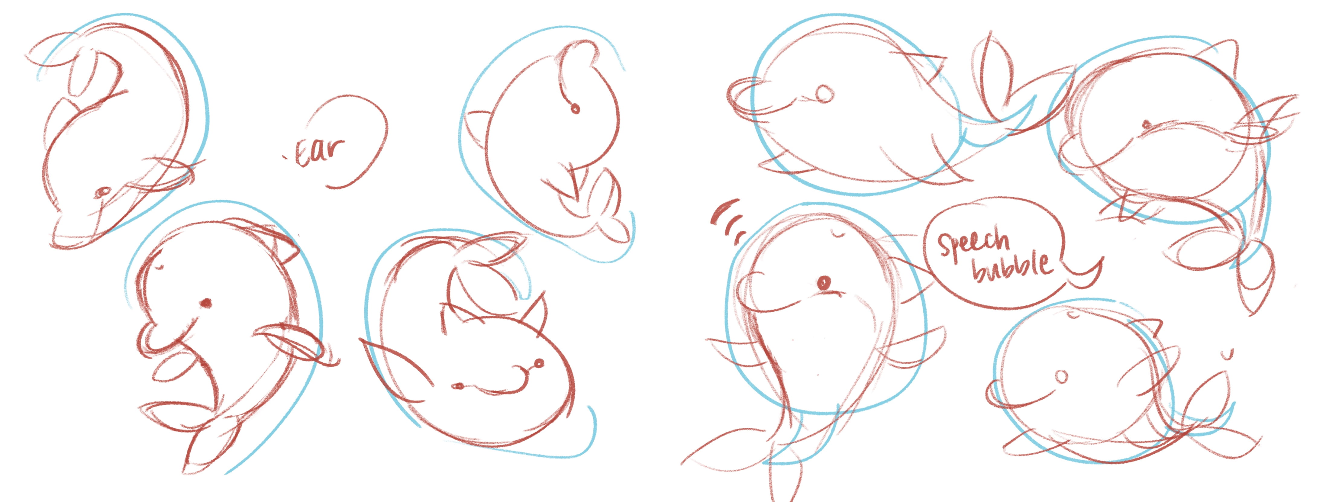 Dolphi mascot exploration, refined