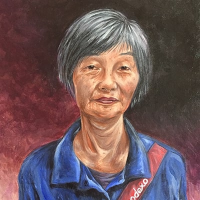 Portrait of an Ayi painting