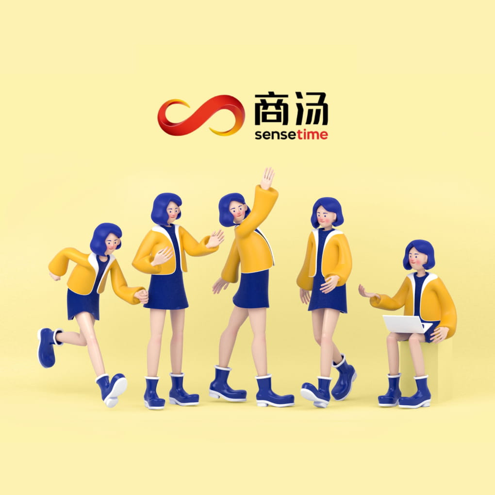 SenseTime 3D character and space design